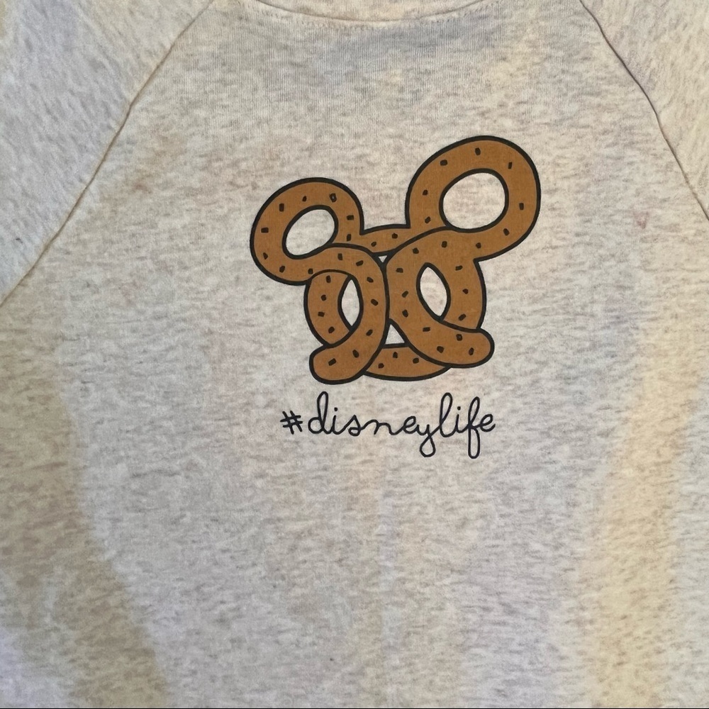 Disney parks snack dress girls Sz large #disneylife ruffle oatmeal color - Picture 6 of 6